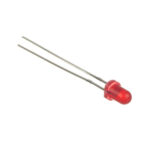 3mm Round Red LED 2Pin Through Hole Red Diffused LED - Image 4