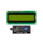 16×2 LCD Yellow-Green with I2C Module