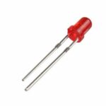 3mm Round Red LED 2Pin Through Hole Red Diffused LED - Image 3