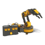 Robotic Arm Edge Robotic Arm Kit 5-Axis Programmable Robot Hands On Learning With programmable Robotic Arm kit For STEM Education – Yellow - Image 2