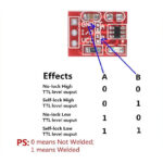 TTP223 Capacitive Single Touch Sensor Module (Red) - Image 2