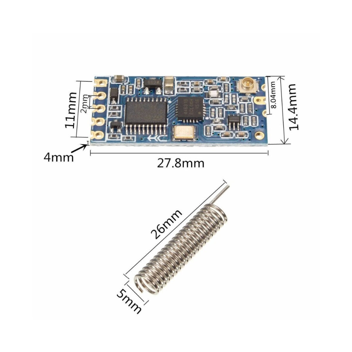 HC-12 SI4463 Wireless Serial Module - Image 3