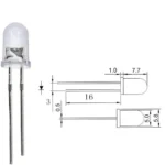 5MM Red On-Off Led - Image 4