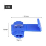 Keenso Electrical Wire Connector Fast Quick Splice Cable Clip Terminals Crimp - Image 3