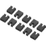 Black 2 Pin Jumper Cap Pack of - Image 3