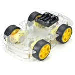 Longer version of 4 WD Double Layer Smart Car Chassis Kit