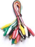 Alligator Clips Electrical DIY Test Leads 10pcs of Double-ended Crocodile Clips Roach Clip