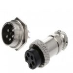 GX-12 5 Pin MRS Round Shell Type Connectors Male-Female - Image 2
