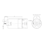 RS555 5000RPM 12V Dc Motor - Image 2