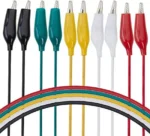 Alligator Clips Electrical DIY Test Leads 10pcs of Double-ended Crocodile Clips Roach Clip - Image 7
