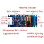 TTL to RS485 Power Supply Converter Board 3.3V 5V Hardware Auto Control Module - Image 5