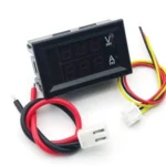 Dual Led 0.28 ” Display for DC0-100V Voltage and Current Test Digital Instrument Digital Meter Panel Amplifier Red Blue 10A