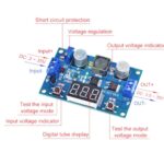 XL6009 DC-DC Step Up with LED voltmeter display - Image 2