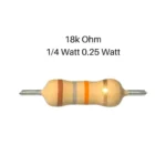 18KΩ 1/4 Watt Carbon Film Resistor (DIP)