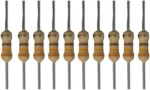 330Ω (330R / 330E) 1/4 Watt Carbon Film Resistor (DIP) – 5 Pcs - Image 4