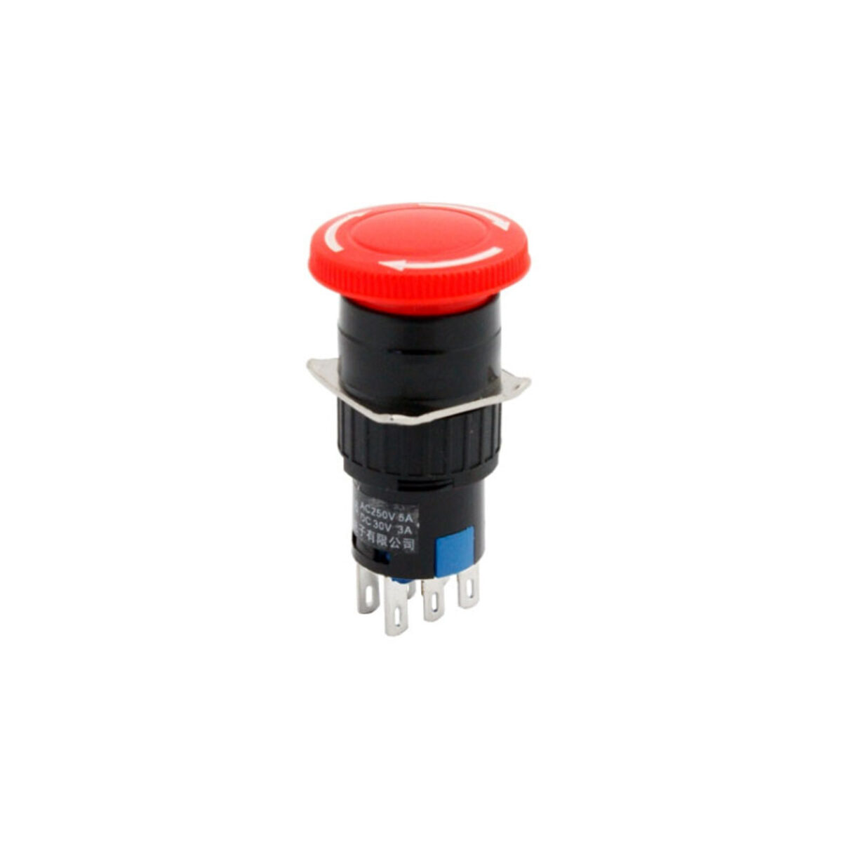16mm OZOHead Latching Emergency Push Button Switch 3Pin Red - Image 7