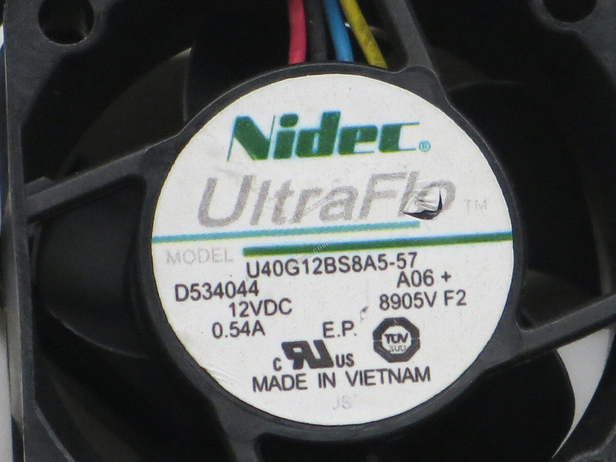 NIDEC U40G12BS8A5-57 12V 0.54A 4 wires Cooling Fan - Image 2