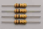 68Ω (68R / 68E) 1/4 Watt Carbon Film Resistor (DIP) – 5 Pc