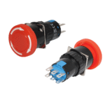 16mm OZOHead Latching Emergency Push Button Switch 3Pin Red - Image 3