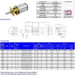 N20 6V 200 RPM Micro-Gear DC Motor - Image 2