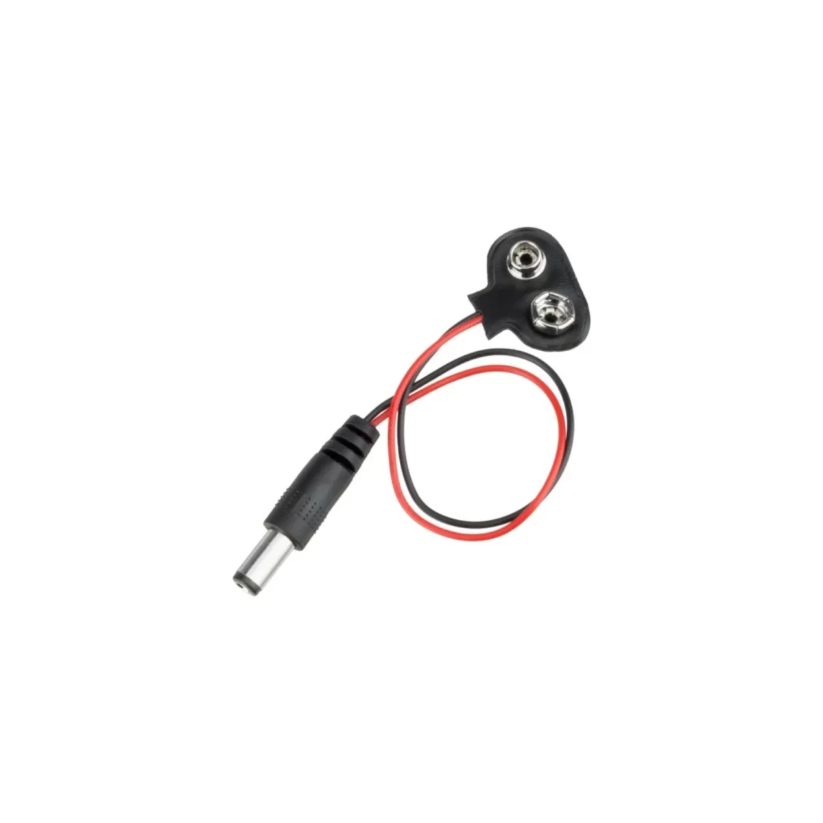 DC Jack to 9v Battery Snap Cap with DC Jack - Image 3