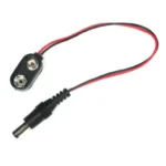 DC Jack to 9v Battery Snap Cap with DC Jack - Image 4