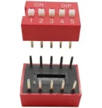 5-Way DIP Switch – 5 Position Dual In-Line Slide Switch for PCB - Image 2