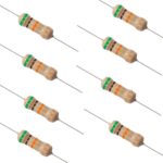 51KΩ (51K) 1/4 Watt Carbon Film Resistor (DIP) – 1 Pc - Image 2