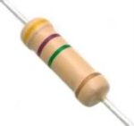 4.7MΩ (4M7) 1/4 Watt Carbon Film Resistor – 5 Pcs - Image 3