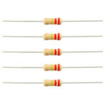 220KΩ (220K) 1/4 Watt Carbon Film Resistor – 1 Pc - Image 4