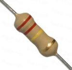 220KΩ (220K) 1/4 Watt Carbon Film Resistor – 1 Pc - Image 3