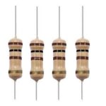 100Ω (100R) 1/4 Watt Carbon Film Resistor (DIP) – 5 Pc