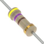 470Ω (470R / 470E) 1/4 Watt Carbon Film Resistor (DIP) – 5 Pc - Image 3