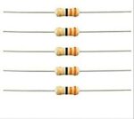 33Ω (33R / 33E) 1/4 Watt Carbon Film Resistor (DIP) – 1 Pc - Image 3
