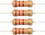 2.2KΩ (2K2) 1/4 Watt Carbon Film Resistor (DIP) – 5 Pc