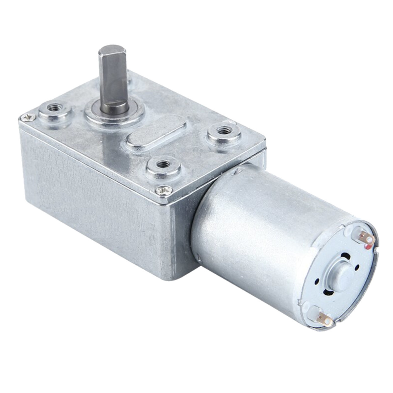 JGY370-12-23 12V 23RPM Full Metal Gear Motor – D-Type Shaft - Image 1