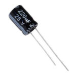220µF (220uf) 25V Electrolytic Capacitor