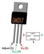 LM317 Adjustable Voltage Regulator IC – 1.25V to 37V Linear Regulator (TO-220) - Image 2