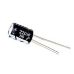 220µF (220uF) 50V Electrolytic Capacitor