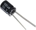 100µF (100uF) 50V Electrolytic Capacitor - Image 2